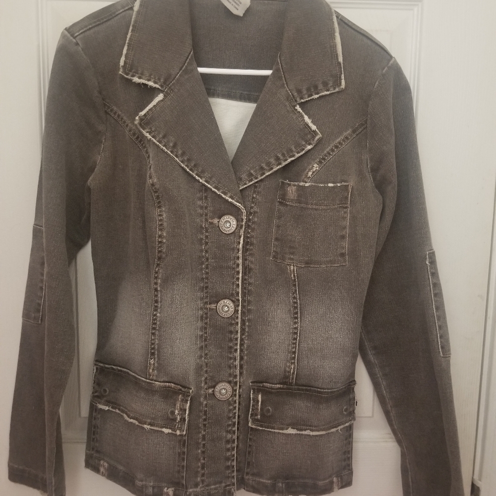 Vtg Z Cavarrici Stretch Jacket Small
